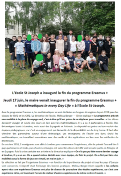 erasmus fin projet